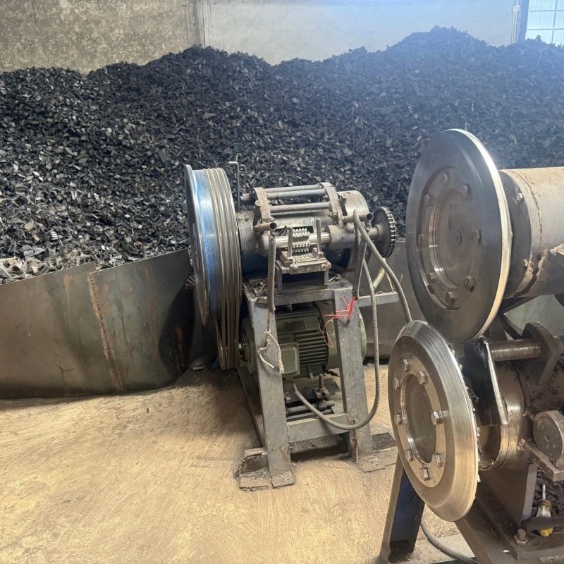 Tire crushing